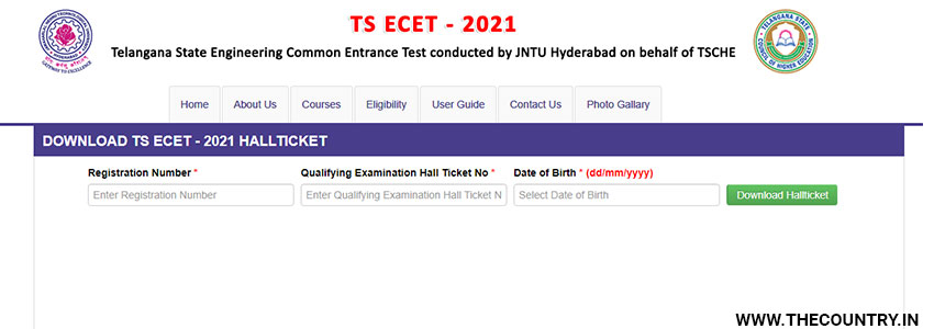 How to Download TS ECET Admit Card