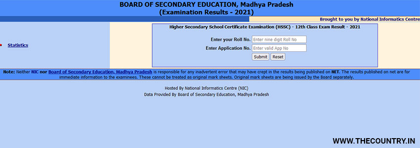 How to check MP Board of Secondary Education Result