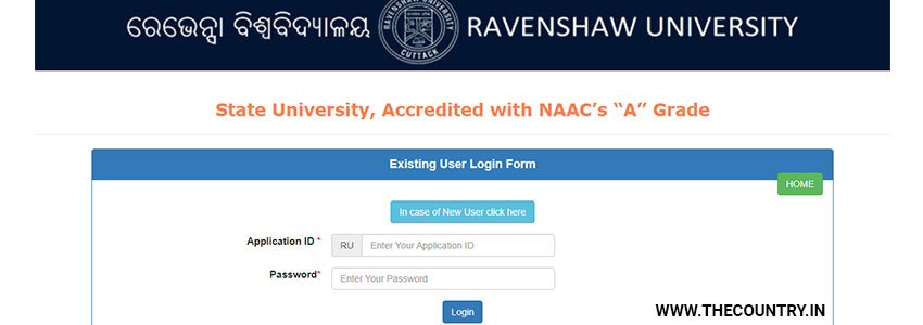 How to Apply for Ravenshaw University, Odisha Admission