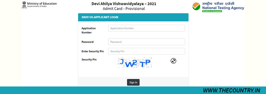 How to Download DAVV Admit Card