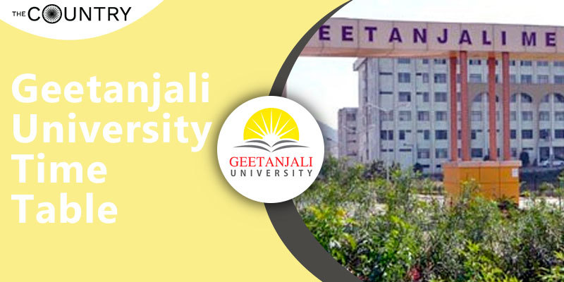 Geetanjali-University-Time-Table 2023 