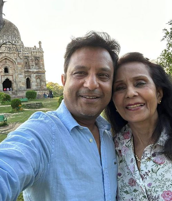 Gitanjali Aiyar with his Husband
