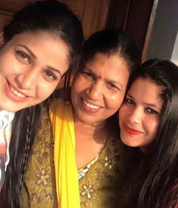 Lavanya Tripathi with his Mother & Sister