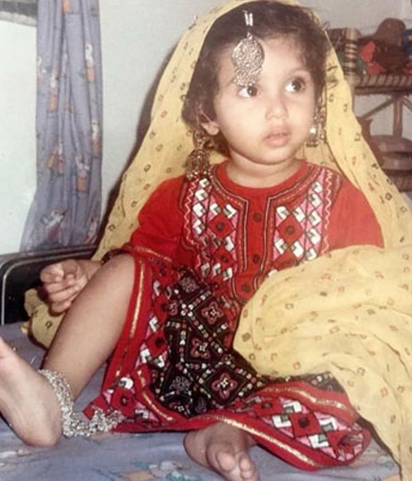 Nora fatehi Childhood Picture