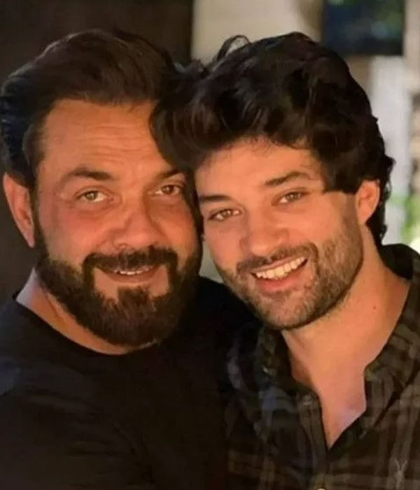 Rajvir Deol with his Uncle (Boby Deol)