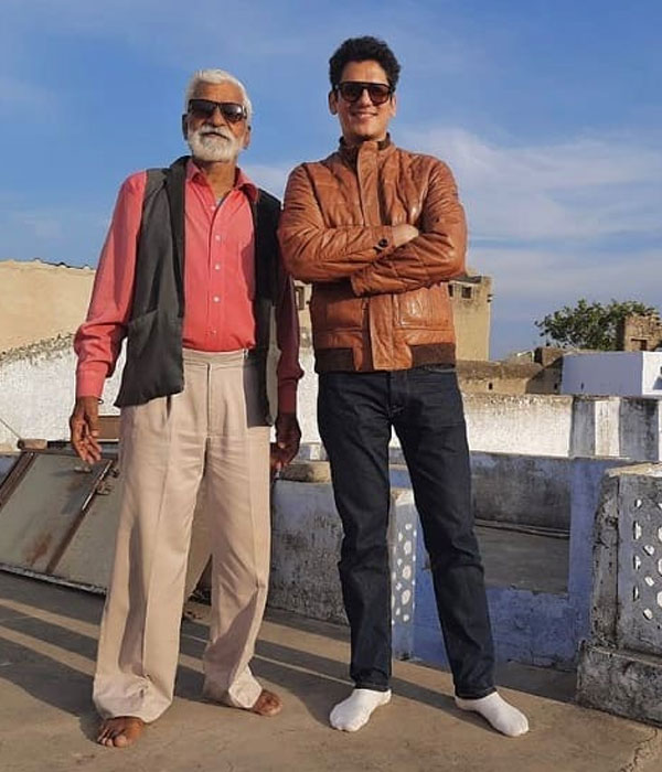 Vijay Varma with his Father
