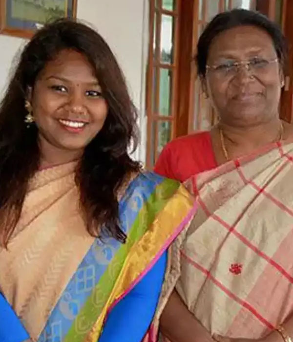 Draupadi Murmu with his Daughter