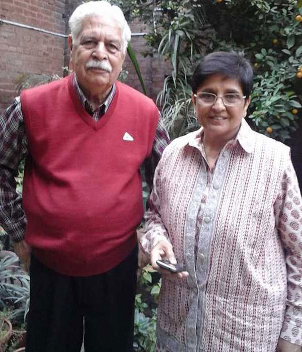 Kiran Bedi with his Husband