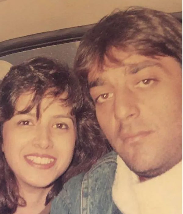 Sanjay Dutt with her First Wife (Richa Sharma)