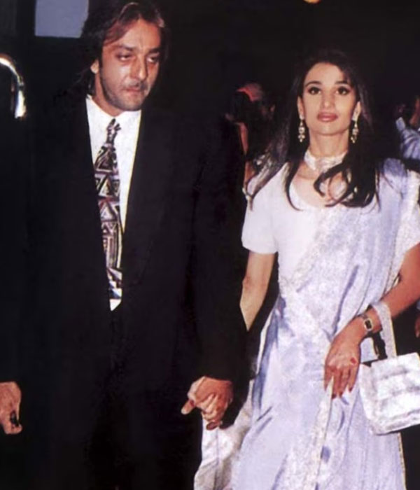 Sanjay Dutt with her Second Wife (Rhea Pillai)