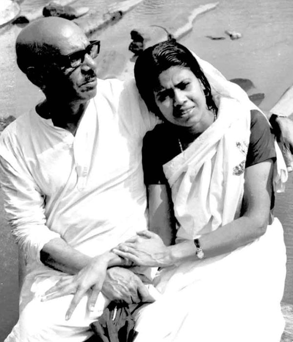 Vaikom Muhammad Basheer with his Wife (Fabi Basheer)