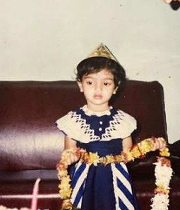 Akanksha Puri Childhood Picture
