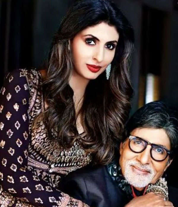 Amitabh Bachchan with his Daughter (Shweta Bachchan Nanda)
