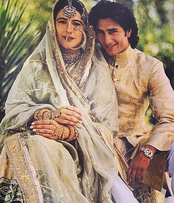 Amrita Singh with his Husband (Saif Ali Khan)