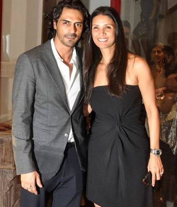 Arjun Rampal with his Wife (Mehr Jesia)