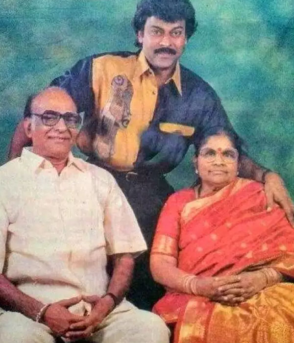 Chiranjeevi with his Parents