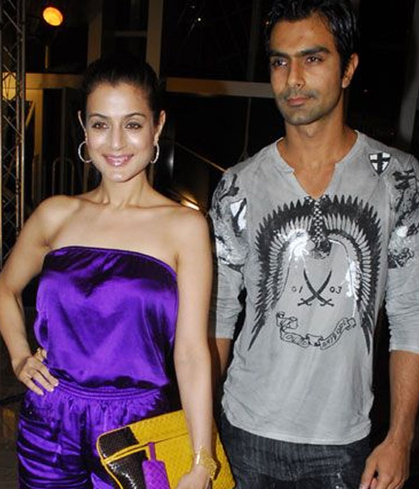 Ameesha Patel with her Brother (Ashmit Patel)