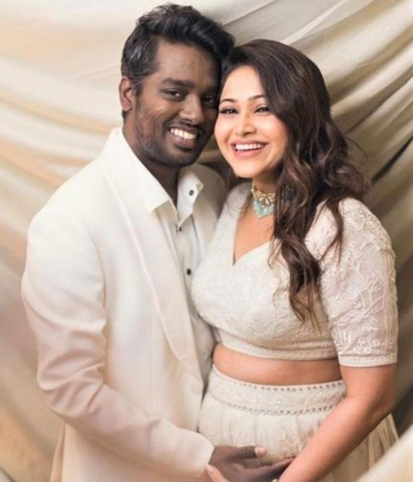 Atlee Kumar with his Wife (Krishna Priya)
