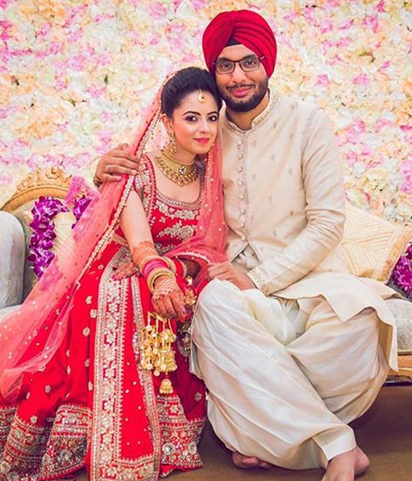 Gursimran Khamba with is Wife Picture