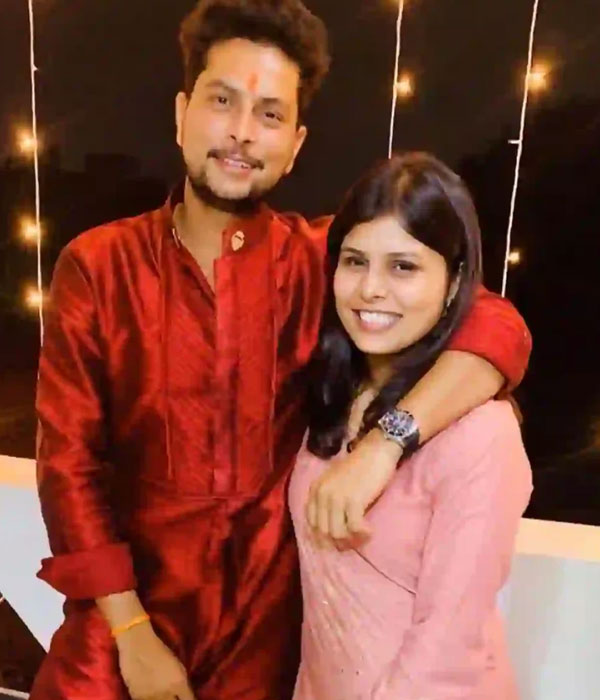 Kuldeep Yadav With is Sister Picture