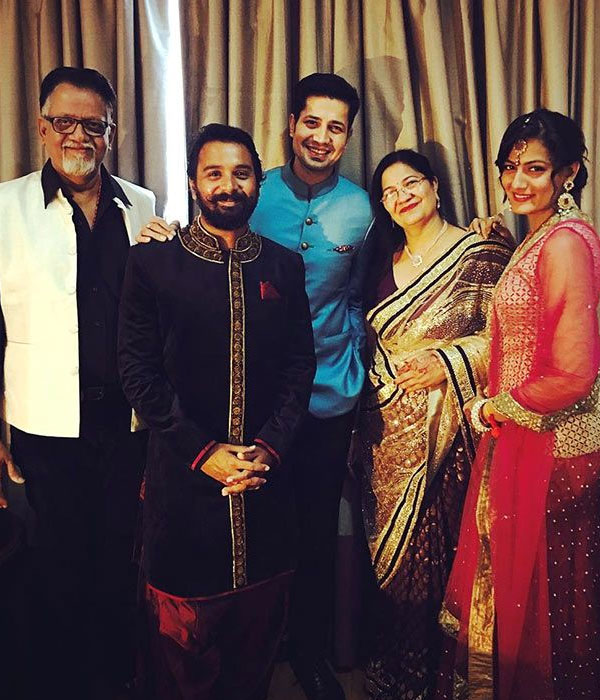 Namit Das with is Family Picture
