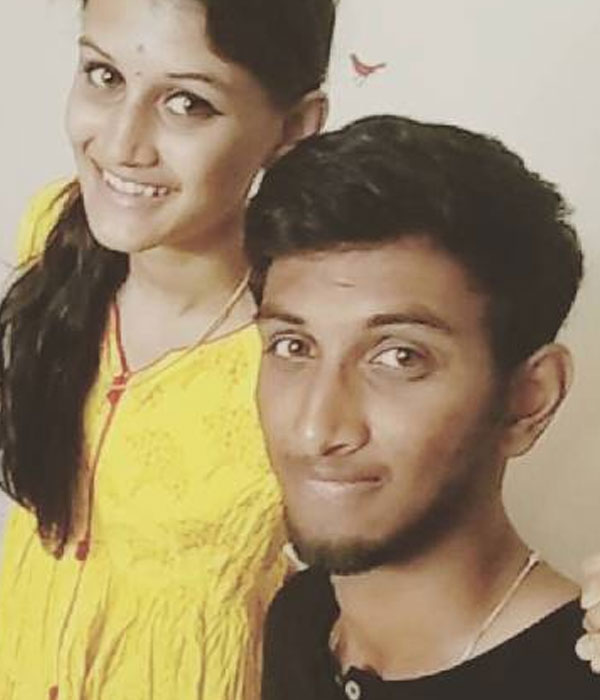 Prasidh Krishna With is Sister Picture
