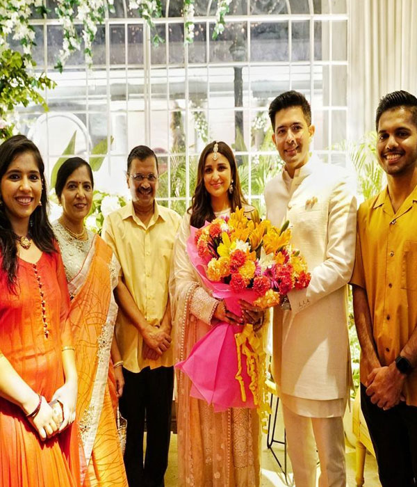 Raghav Chadha With his Family Picture