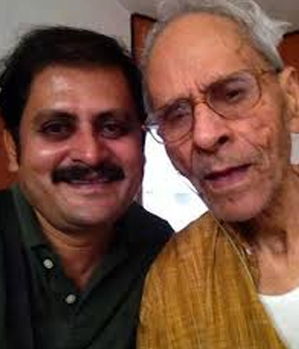 Rohitash Gaud With is Father Picture