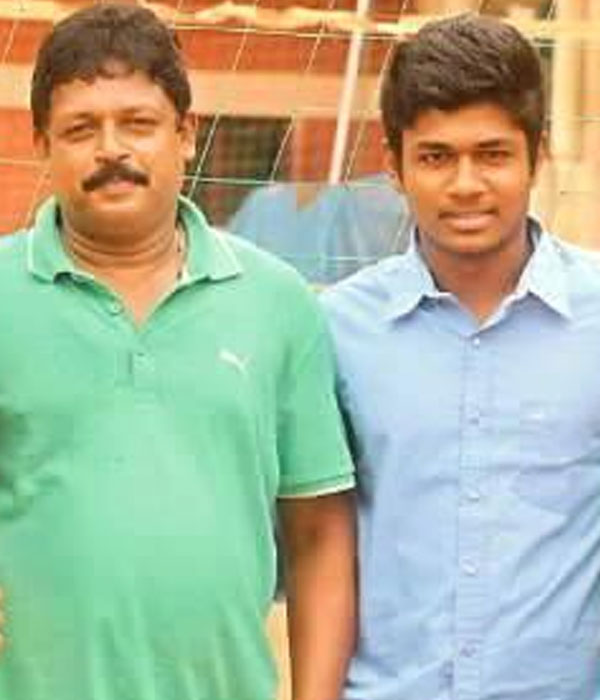 Sanju Samson With his Father Picture