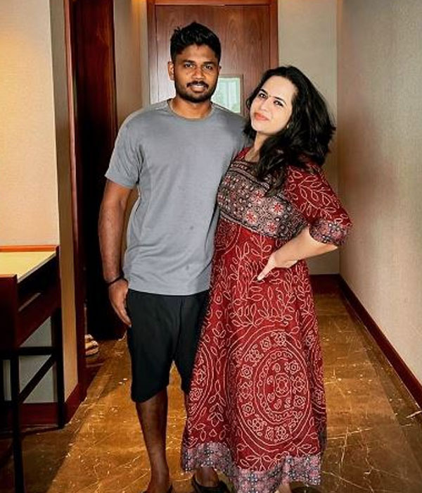Sanju Samson With his Girlfriend Picture