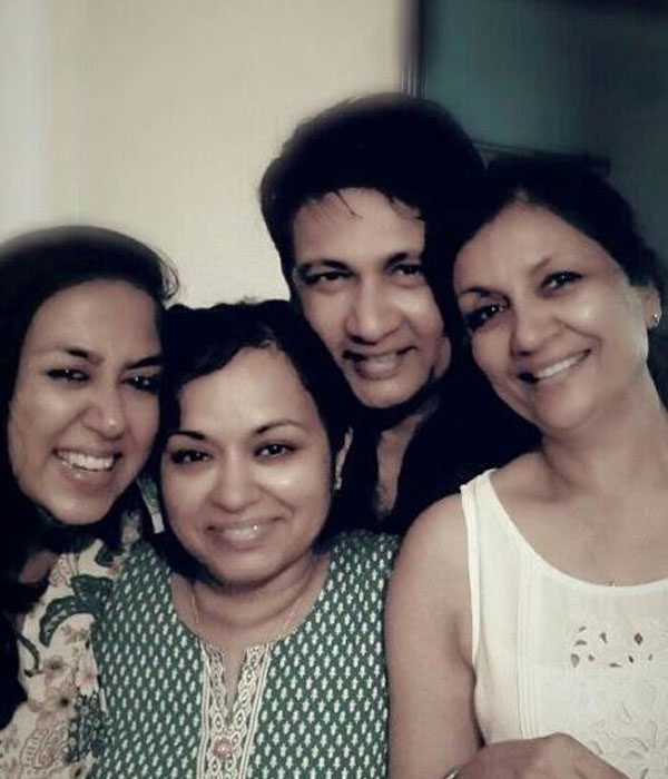 Shekhar Suman With is Sister Picture