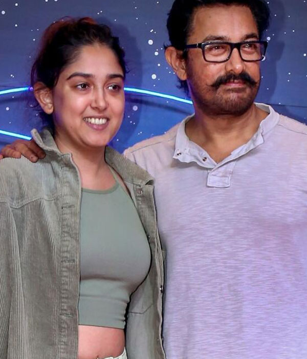 Aamir Khan with his Daughter (Ira Khan) 