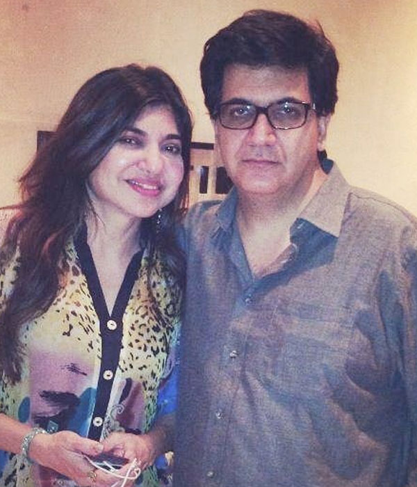 Alka Yagnik With her Husband Picture