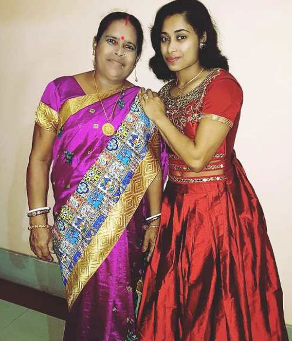 Dipa Karmakar With her Mother Picture