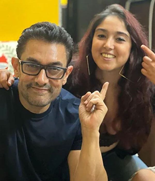 Ira Khan  with her Father (Aamir Khan)