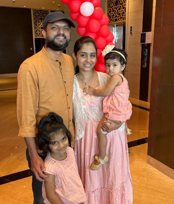 Jude Anthany Joseph With his Family Picture