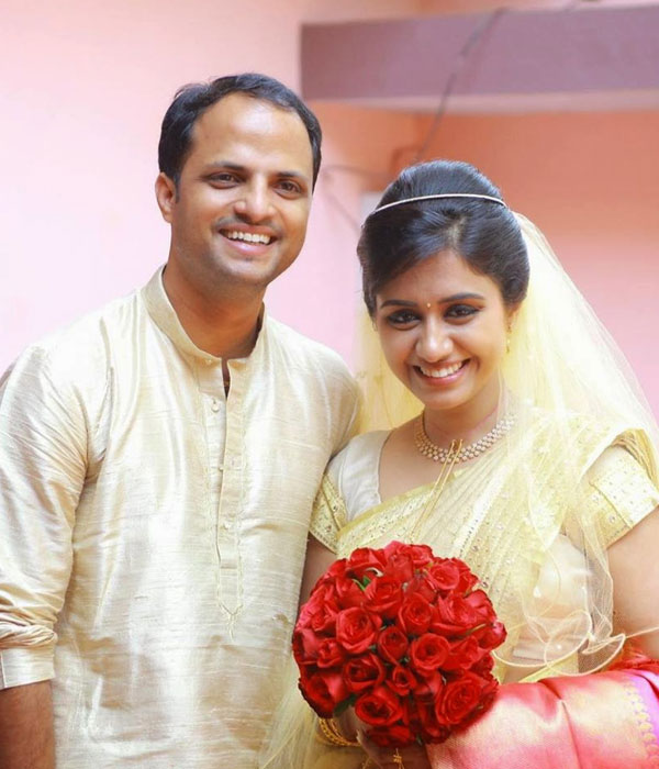 Jude Anthany Joseph With his Wife Picture