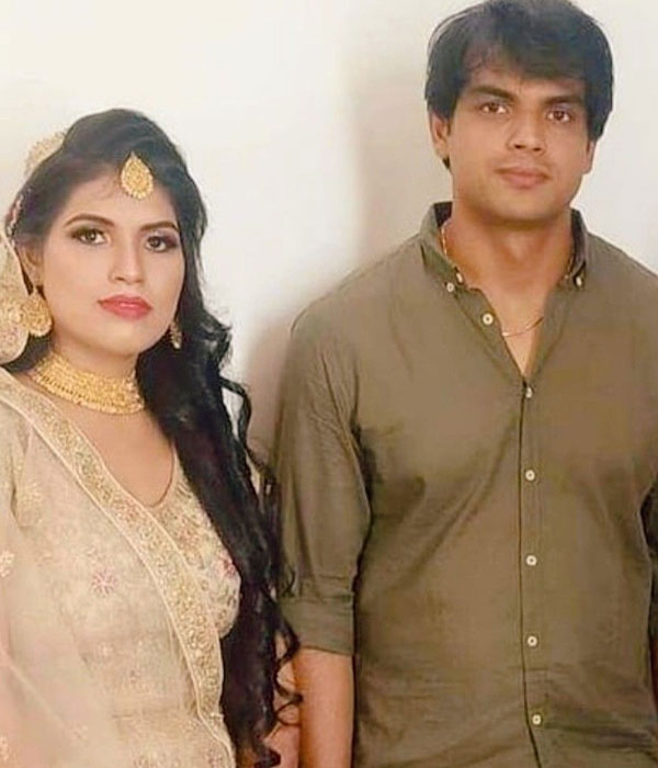 Neeraj Chopra With his Sister Picture