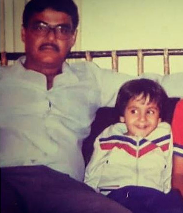 Nithin Kamath with his Father (Raghuram Kamath)
