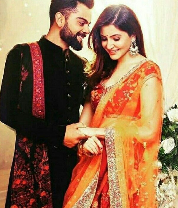 Virat Kohli With his Wife Picture
