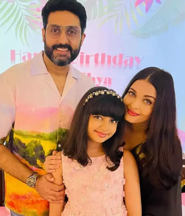 Abhishek Bachchan With his Children Picture