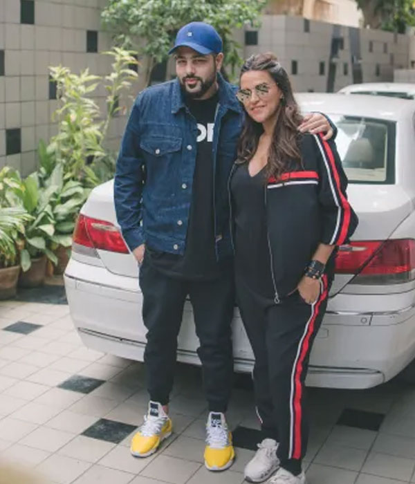 Badshah With his Sister Picture