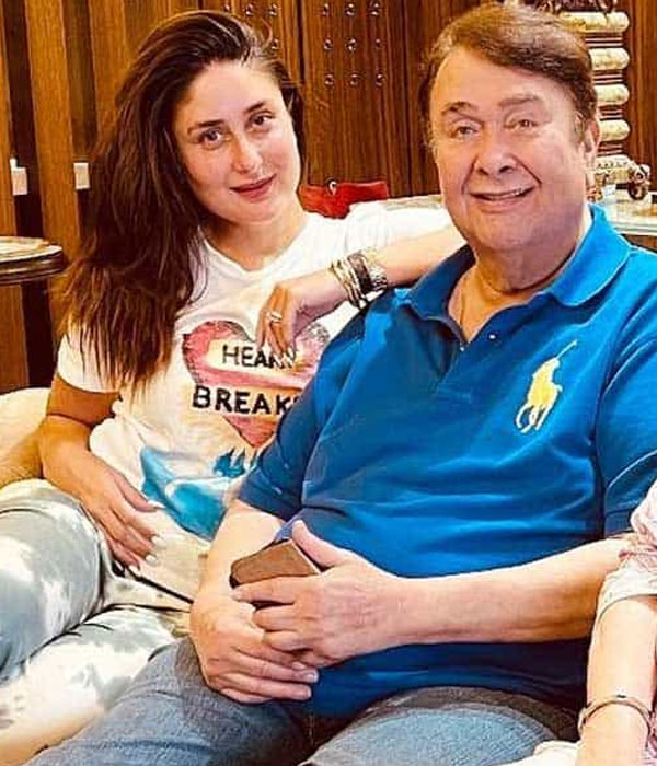 Kareena Kapoor With her     Father Picture