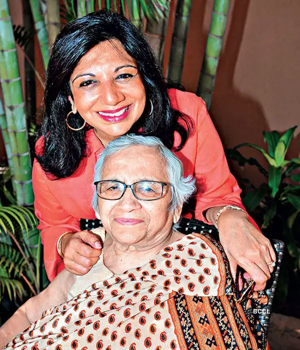 Kiran Mazumdar With her Mother Picture