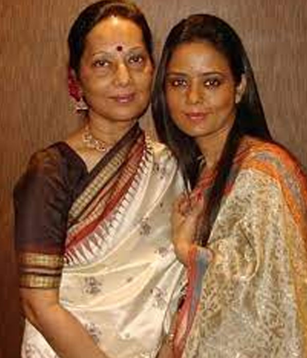 Mahua Moitra With her Picture