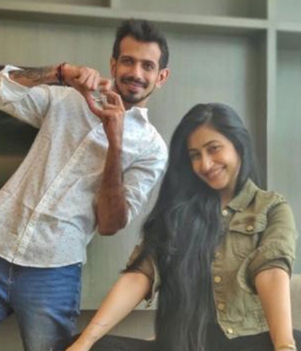 Yuzvendra Singh Chahal With his Sister Picture