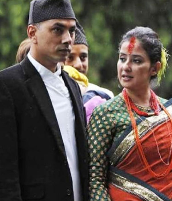Manisha Koirala With her Husband Picture