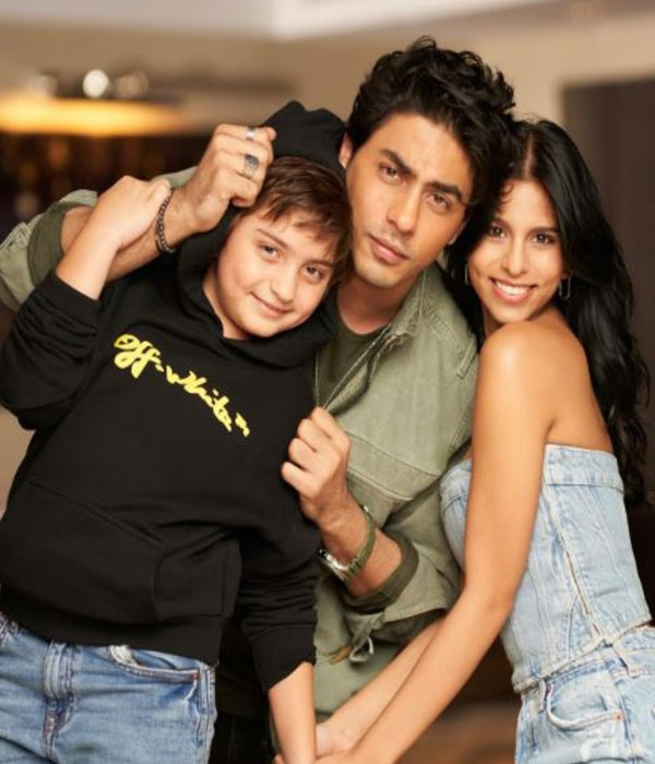 Suhana Khan With her Brother Picture
